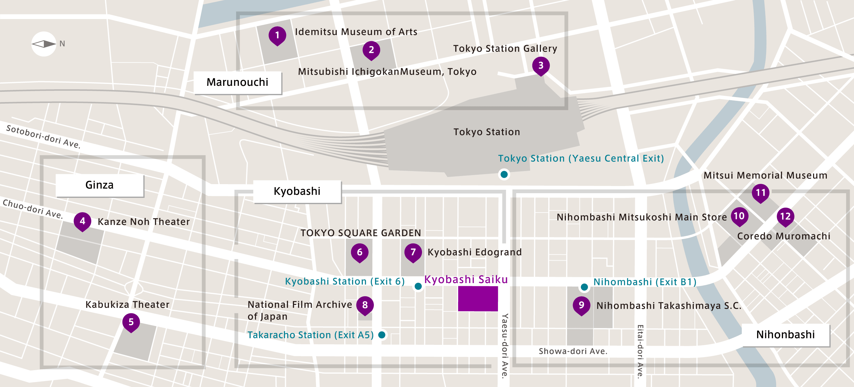 Characteristics of the Area Surrounding Tokyo Station